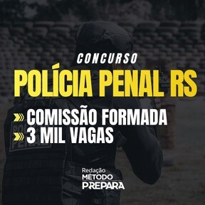 Concurso Polícia Penal: 3 mil vagas!
